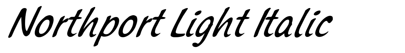 Northport Light Italic